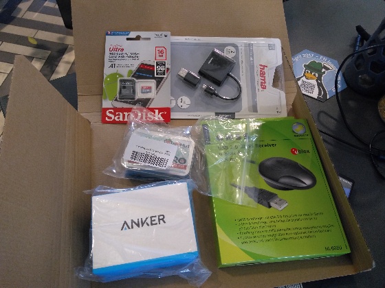 Alle erforderlichen Komponenten außer der Feinstaubsensor selbst.