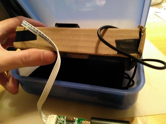 Die Box mit dem Akkupack