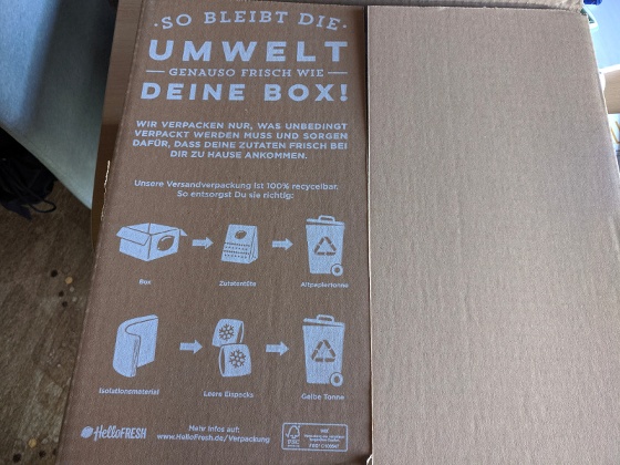 Der erste Blick nach dem Öffnen